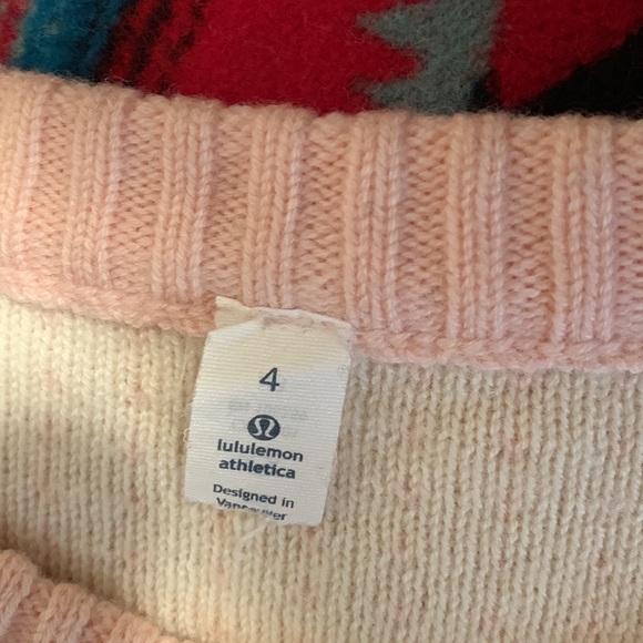 LULULEMON ATHLETICA PINK SWEATER 4 - Picture 5 of 6